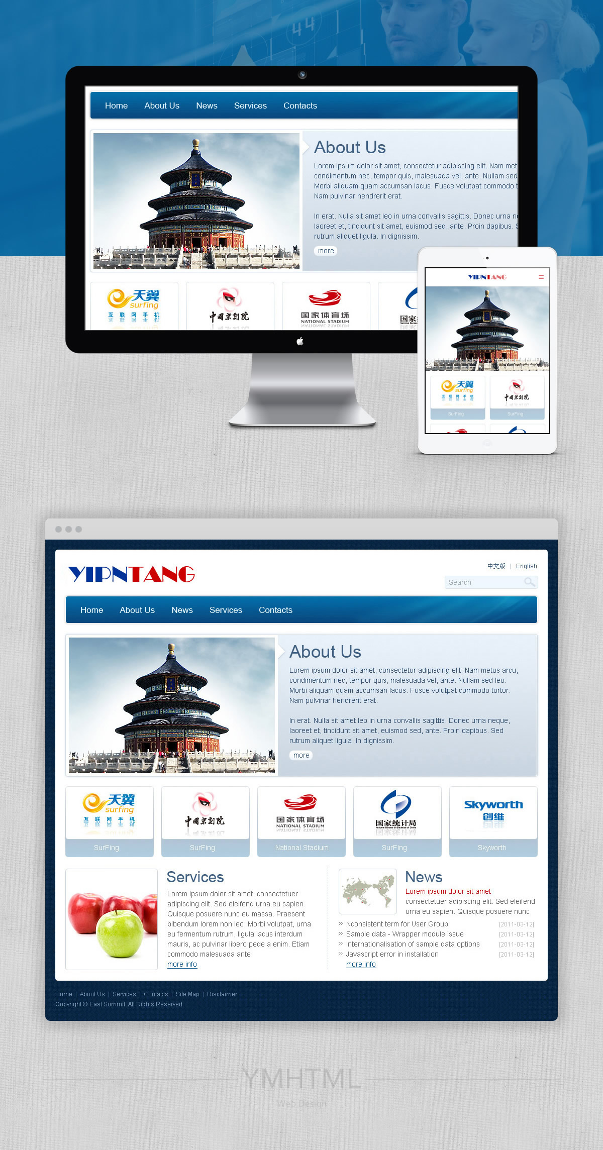 国外咨询公司网站设计 Web设计 界面设计 UI设计 图1